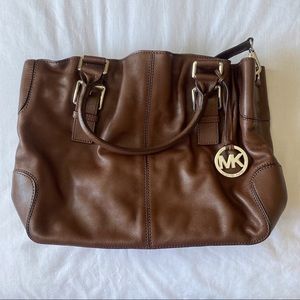 Michael Kors large brown crossbody / shoulder bag